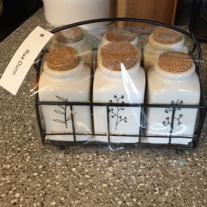 Rae Dunn spice jars. Brand new.
